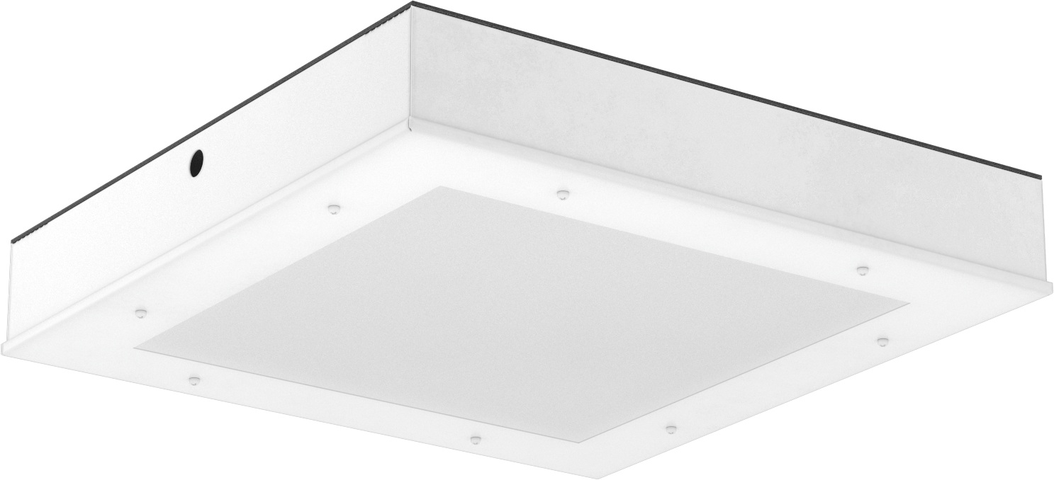Temiz Oda Işığı, 23-3/4" Uzunluk x 23-3/4" Genişlik x 4" Toplam Yükseklik