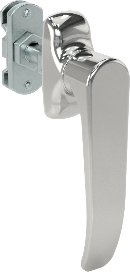 L-Kolu Çok Noktalı Mandal, 5/8" ila 1-1/4" Kilitleme Mesafesi, Saat Yönünde Açılır