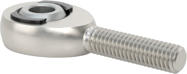 Küresel Mafsal, Çubuk Ucu, Yüksek Yük, Naylon/PTFE Ek, M6 x 1 mm Şaft