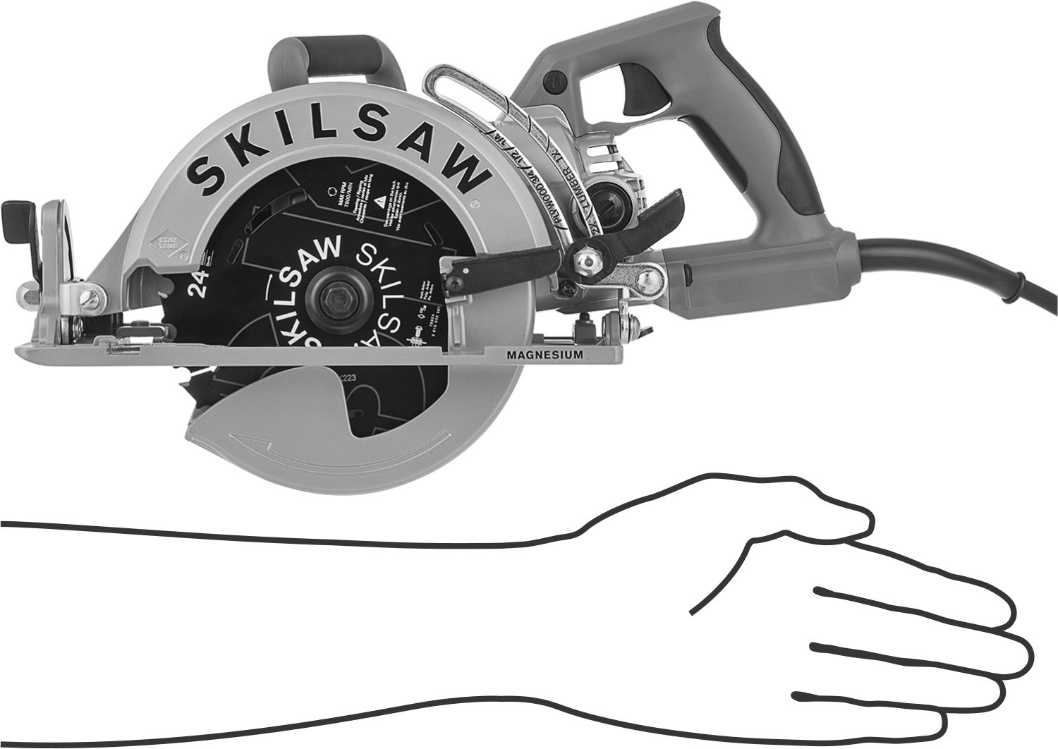 Ahşap için Elektrikli Dairesel Testereler, Model Numarası SPT77Wml-01