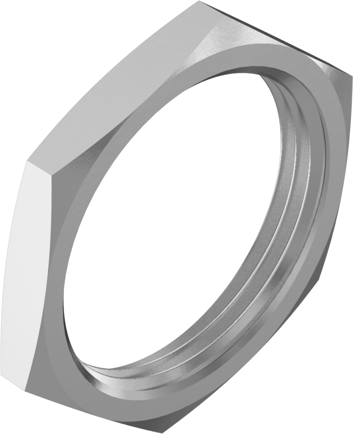 PG-21 304 Paslanmaz Çelik Kilit Somunu, Orta ve Kalın Cidarlı Metal Çelik Kanal Boruları için — 304 Stainless Steel, Stainless Steel, Kil…