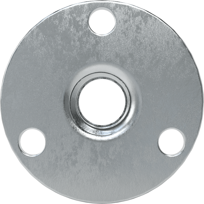 Vidalı Montaj Somunu, Çelik, 1/4"-20 Diş, 0.313" Çap x 1/4" Yükseklik Namlu