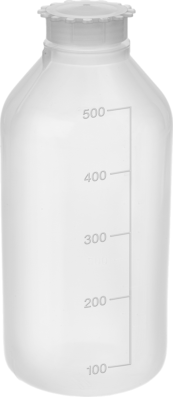 Kurcalanmaya Karşı Korumalı Kapaklı Plastik Şişe, LDPE Plastik, 1.7 FL. oz/50 ml