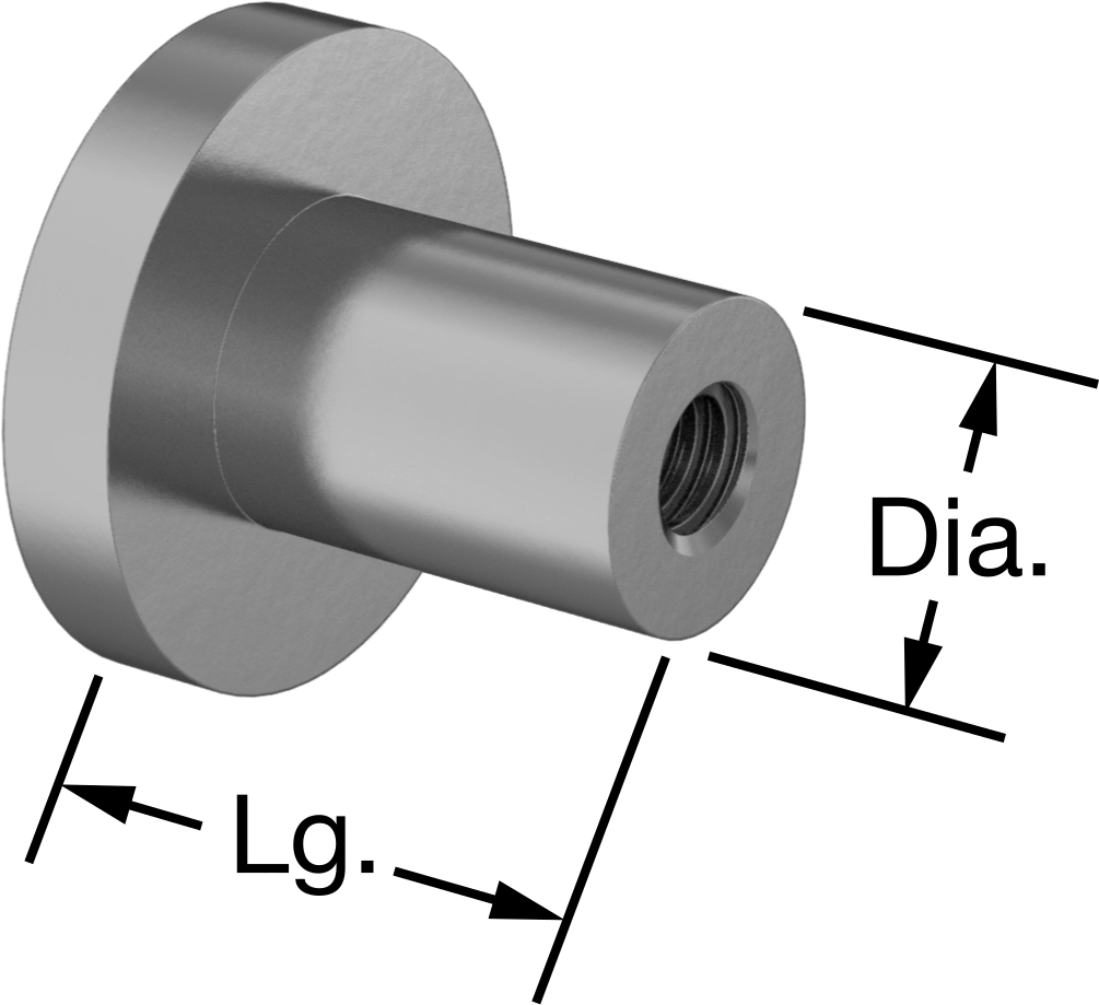 Hassas Acme Flanşlı Somun, 1/2"-10 Diş Boyutu