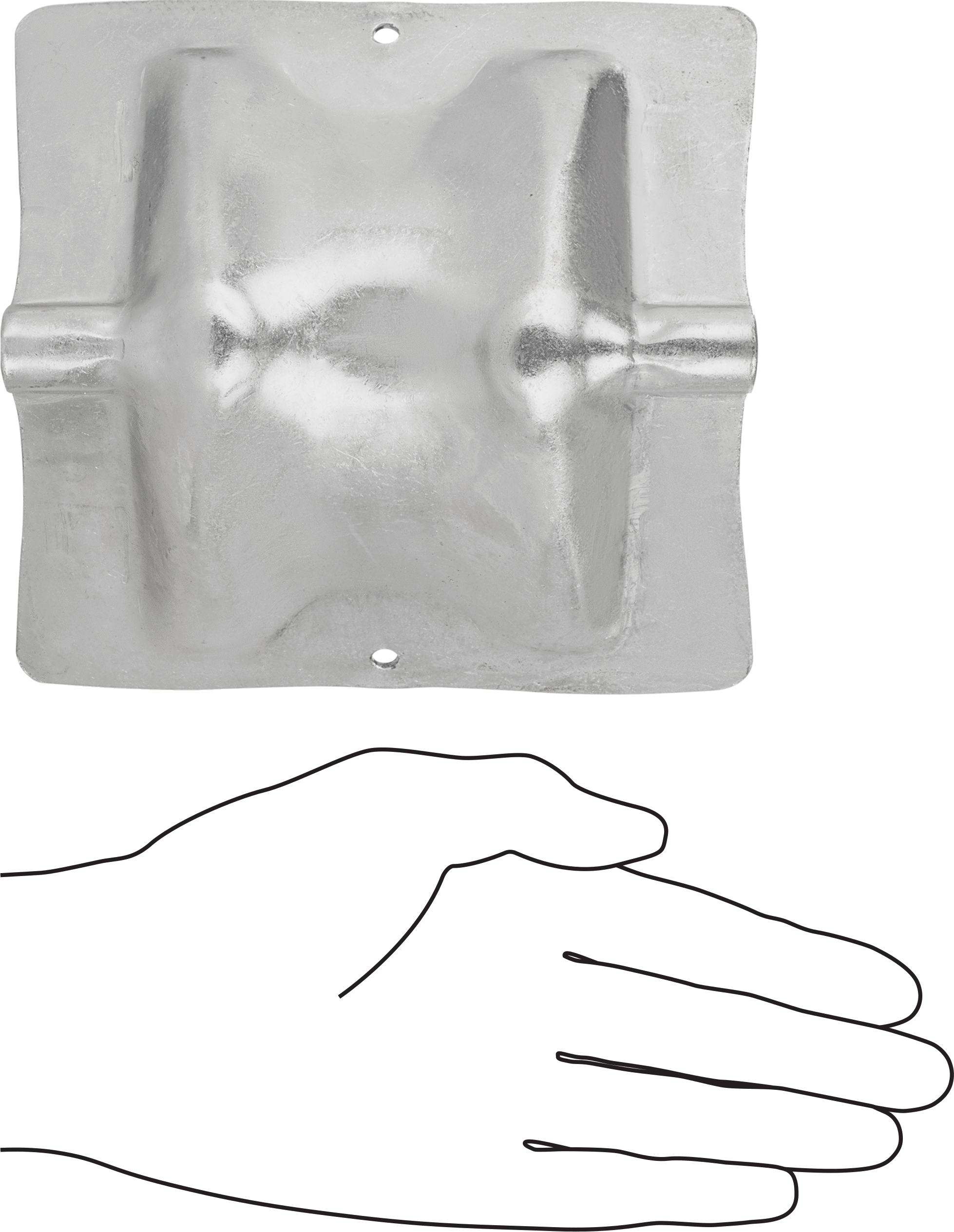 Çemberleme için Metal Kenar Koruyucu, 4-3/4" Genişlik