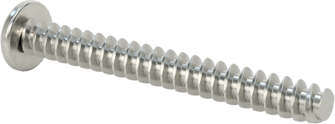Phillips Yuvarlak Başlı Diş Açıcı Vidalar, Plastik için, 18-8 Paslanmaz Çelik, Numara 8 Vida Boyutu, 1-1/2" Uzunluk