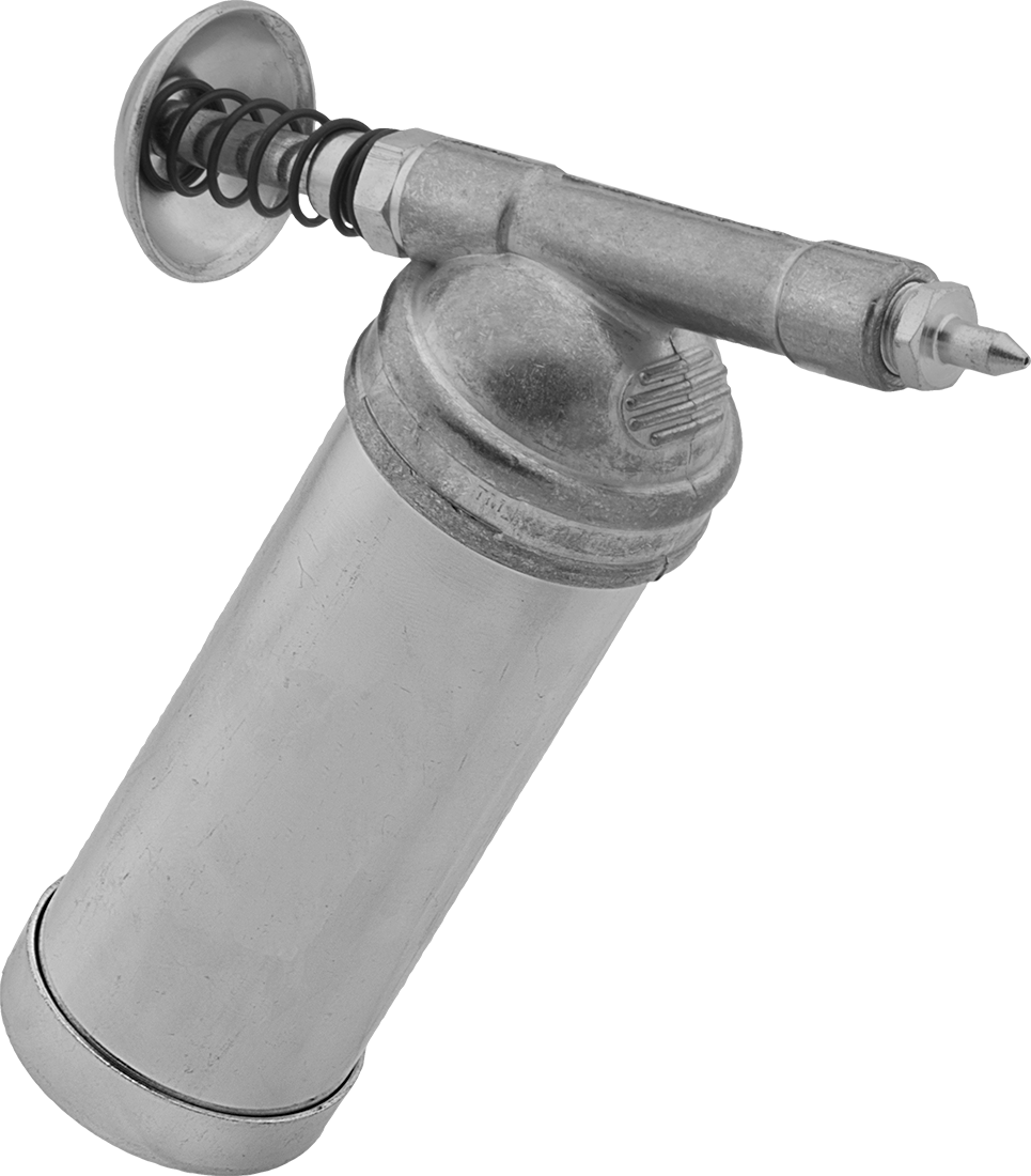 Kompakt Tabanca Tutamaklı Gres Tabancası, Nozul Olmadan, Gömme Tip Bağlantı Elemanı için, 3 FL oz Kapasite — 3 fl. oz., El Paketi, Gres
