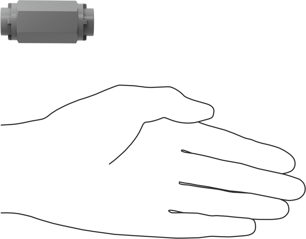 PVC Çekvalf, 1/8 NPT Dişi x NPT Dişi