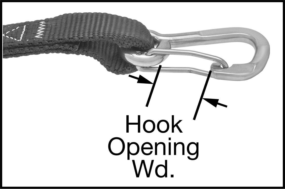 With Stainless Steel Latch Hooks