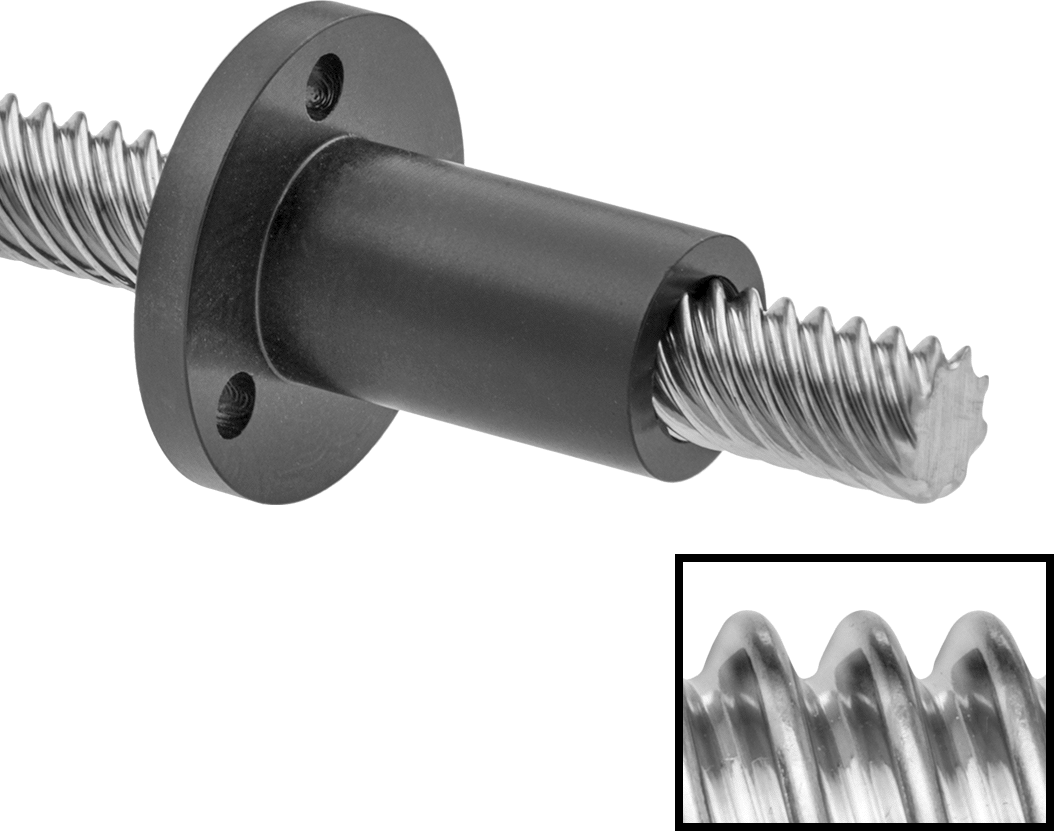 Hızlı Hareket Flanşı, O-Ring, 9/64"-20.8 Ultra Hassas Kılavuz Vida Dişi