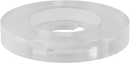 Kendinden Tutunan Pullar, #2 ve M2 Vida için, 0.115" İç Çap, 0.203" Dış Çap, 0.022"-0.042" Kalınlık