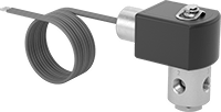 Pirinç Gövde Solenoid Açma/Kapama Vanası, Kompakt, Yan Egzoz Deliği