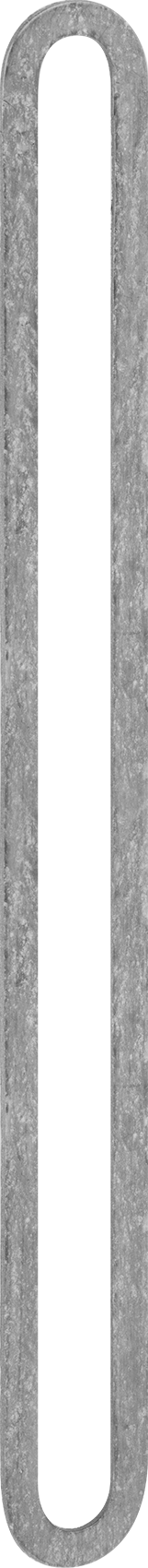 9 Numaralı Düz Oval Ölçü Camı için Conta — 1⁄16", 600° F, -40° F