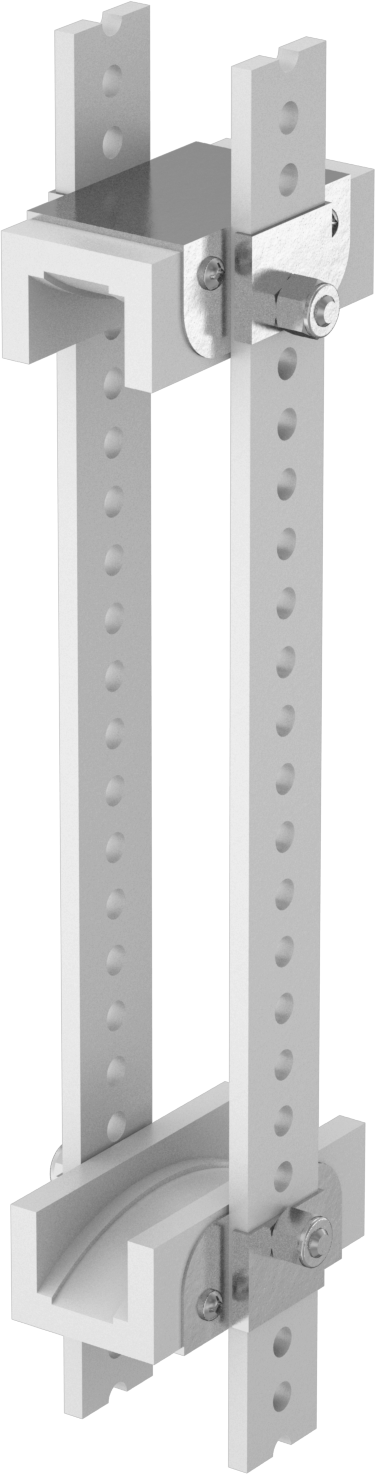 Yüzer Makaralı Zincir Gergisi, ANSI 120 için, 80-2, 50-3 ve 40-4, UHMW Plastik — 304 Stainless Steel, HDPE, Plastic, Stainless Steel, UHM…