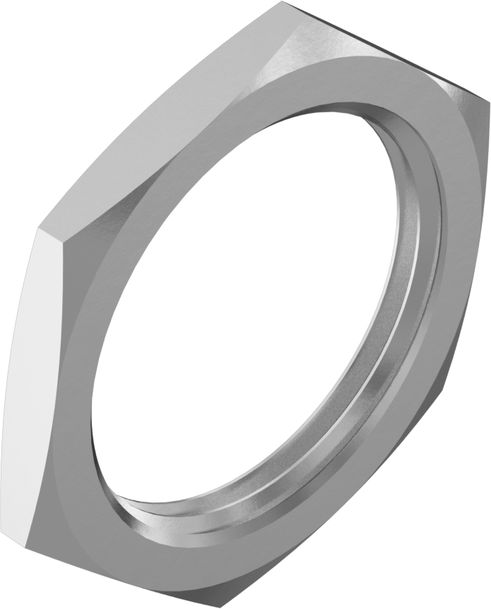 M25 Dişli 304 Paslanmaz Çelik Kilit Somunu, Orta ve Kalın Cidarlı Metal Çelik Kanal için — 304 Stainless Steel, Stainless Steel, Kilit So…