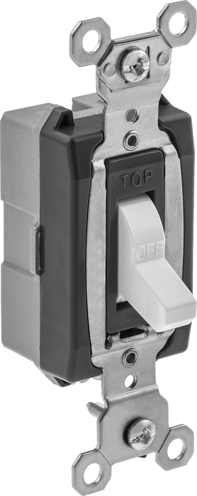 Toggle Işık Anahtarı, 3 Yollu,, Vida Terminalleri Tel Konektör Tipi, 15A