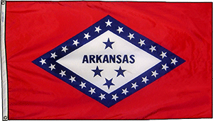 Arkansas Eyalet Bayrağı, 3 Fit x 5 Fit