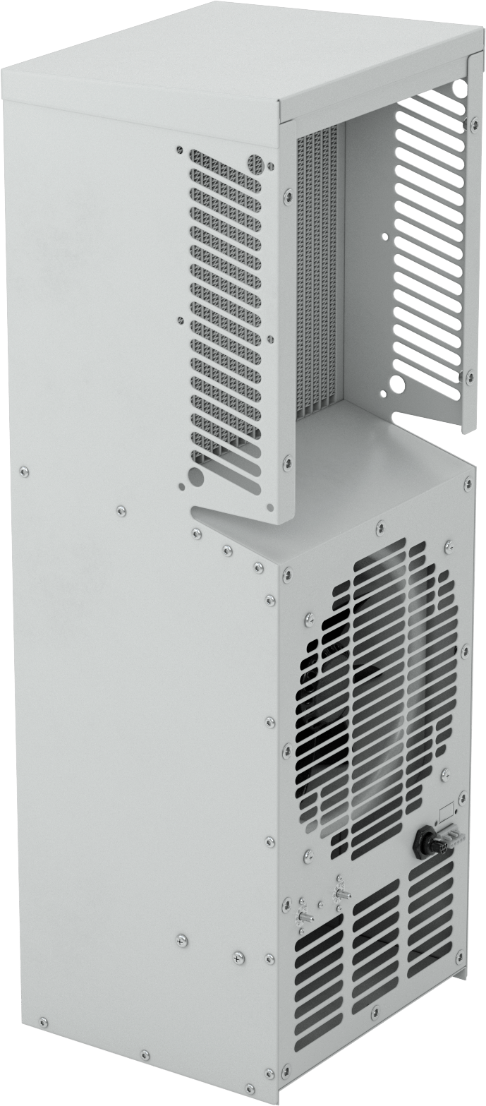 Muhafaza Soğutma Isı Değiştiricisi, NEMA 12, 120V AC, 4400 Btu/hr.