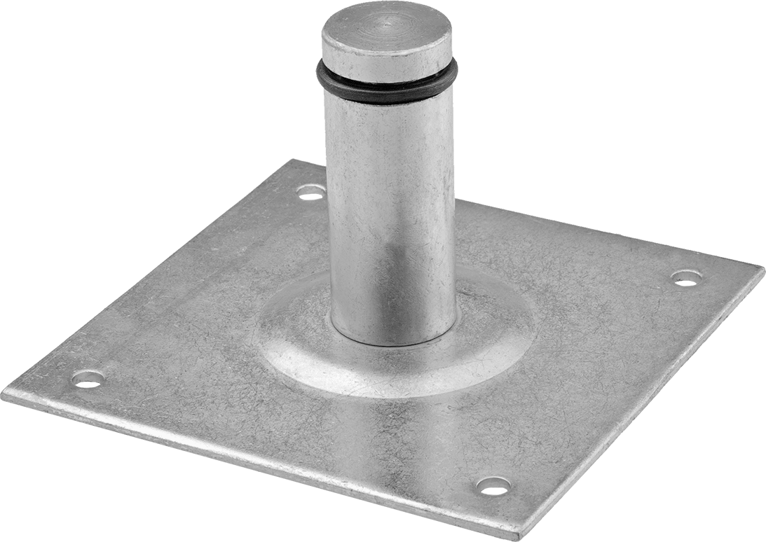 Düz Olmayan Yüzeyli İskele için Taban Plakası — Taban Plakası, İskele, ANSI/ASSP A10.8, ANSI/ASSP Standard, Cal/OSHA Compliant Title 8 Se…