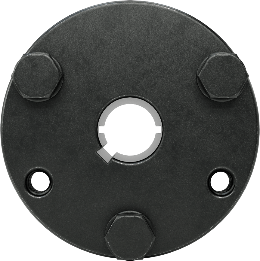 Yarık Konik Burç, 3/4" Mil Çapı için Makine Kamalı P2 Stili, Çelik