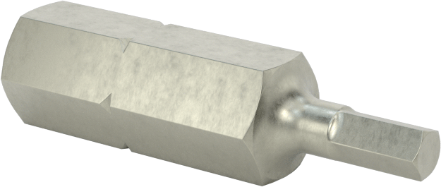 Beşgen Uç, 1/4" Altıgen Şaft, 6 ila 8 numaralı vida boyutları için