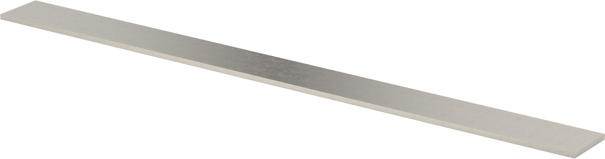 Bıçak Kalitesinde S30V Paslanmaz Çelik, 3/32" Kalınlık, 1" x 12"