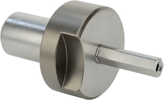 Çıkarılabilir Yerleştirme Pimi, 1/8" Çap x 7/16" Yüksekliğinde Elmas Başlık