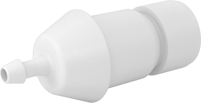 Hava ve Su için Yüksek Akışlı Hızlı Bağlantı Tüp Bağlantısı, Asetal Plastik Tapa, 1/8" Boru İç Çapı için, 1/8 Kaplin Boyutu