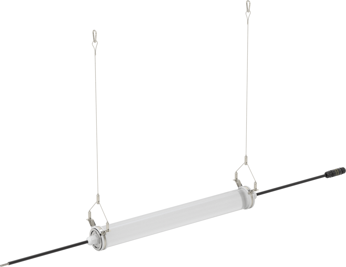 Dahili LED'li Yıkanabilir Tavan Işığı, ABD Dışında Üretilmiştir, 25-7/8" Toplam Uzunluk, 2700 lümen