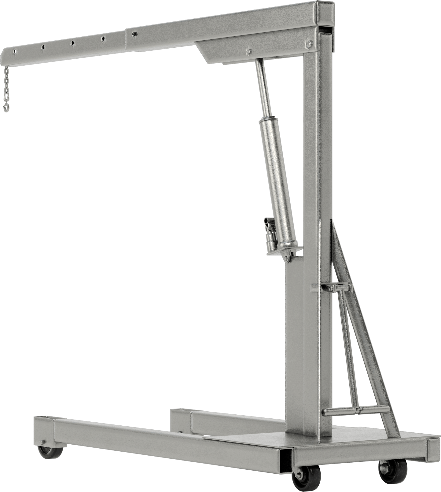Hidrolik Vinç, 54"-95" Kol Uzunluğu, 1 Ton/2000 lbs. Geri Çekilmiş Kol Kapasitesi