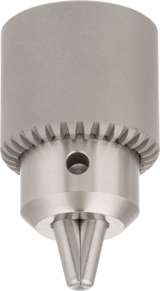 Paslanma ve Aşınmaya Dayanıklı Konik Montajlı Anahtarlı Matkap Mandreni, Jacobs Konik No. 1, 0.02"-0.291" Uç Şaft Boyutu için