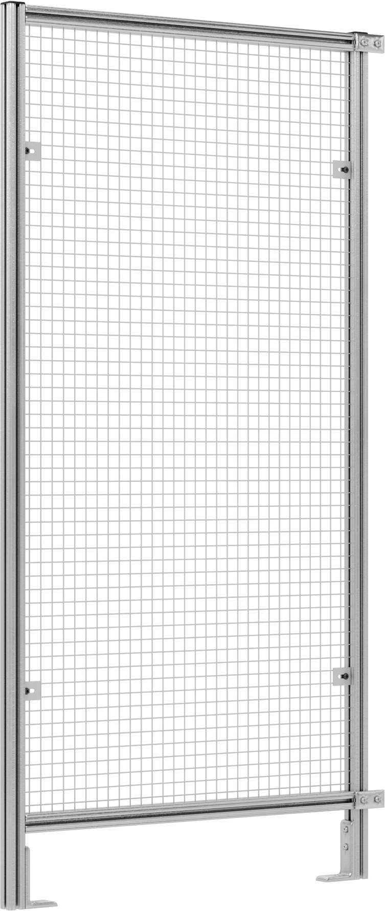 Toplam Yükseklik 6 Fit x Genişlik 3'0", T-Yuvalı Çerçeveleme Makinesi Koruyucusu için Tel Örgü Panel — Panel, Tel Örgü, Çelik