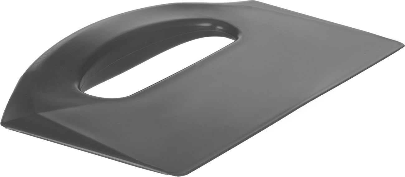 Çizilmez Plastik Macun Bıçağı, Yiyecek ve İçecek, Hijyenik, 8-5/16" Genişlik x 2-1/2" Uzunluk — Plastik, Sert, Düz