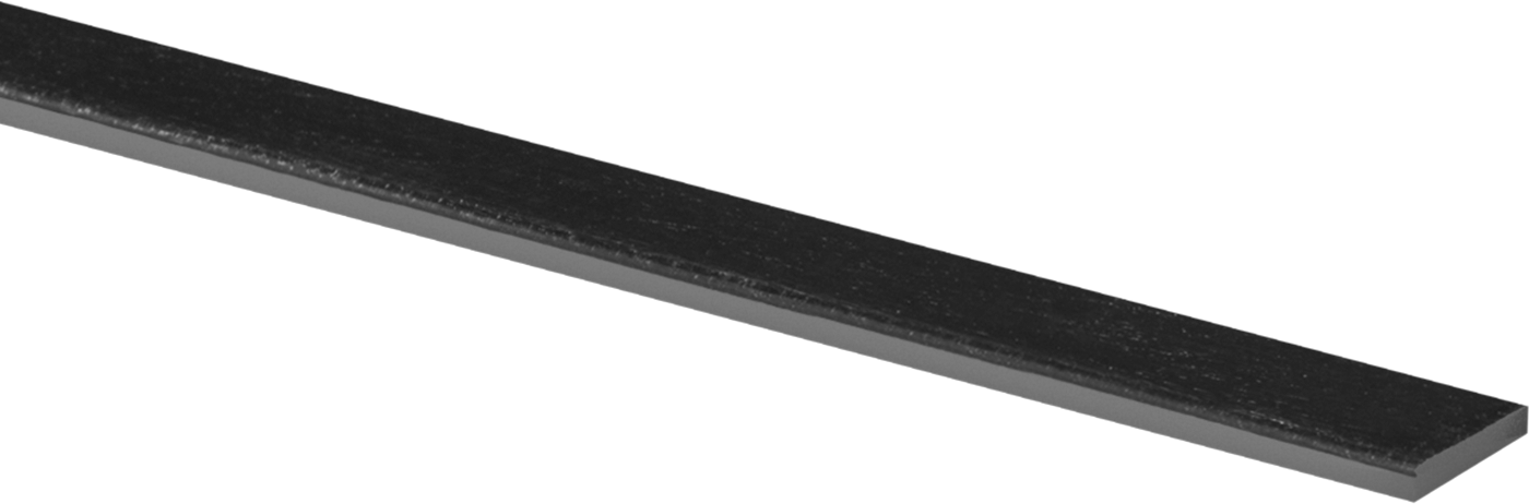 Karbon Fiber Çubuk, 0.016 inç Kalınlık, 0.118" Genişlik x 39" Uzunluk