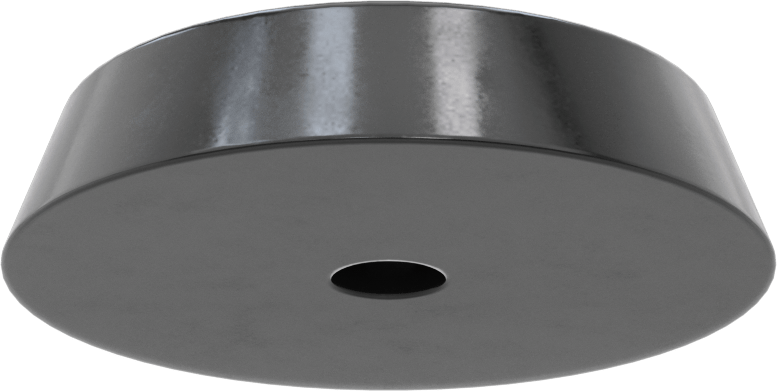 Kimyasallara Dayanıklı Dengeleme Montaj Parçası, Paslanma ve Aşınmaya Dayanıklı Plaka ve 3/8"-16 Dişli, 1500 lbs. Kapasite