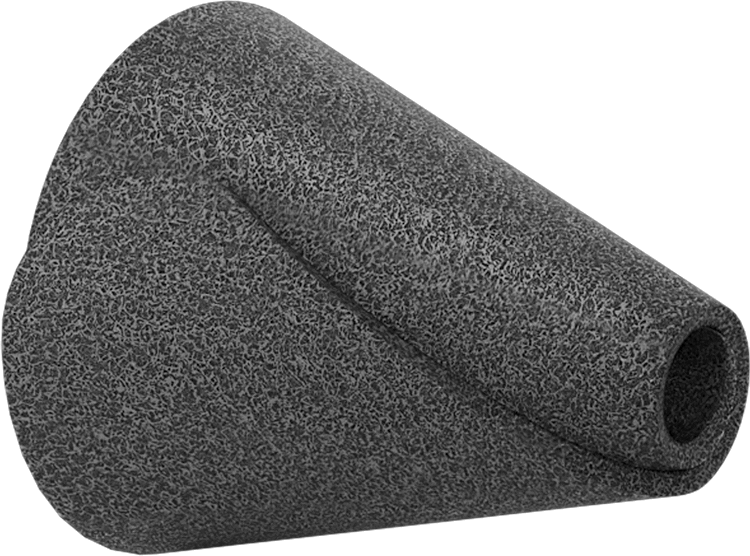 Spiral Sarımlı Konik Zımpara Rulosu, Pürüzlü Yüzey için, 3/8" Çap, 1" Uzunluk — Konik, 3⁄8", 1"