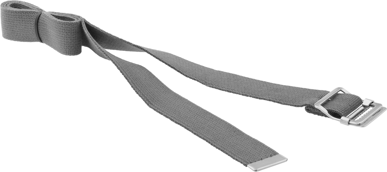 Nikel Kaplamalı Çelik Tokalı Pamuklu Sıkma Kayışı, Geçiş, 3/4" Genişlik
