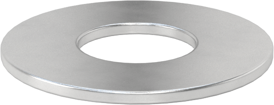 3/4" Vida Boyutu için USS Alüminyum Pullar, 1.875" Dış Çap — Alüminyum, 0.812", 1.875"