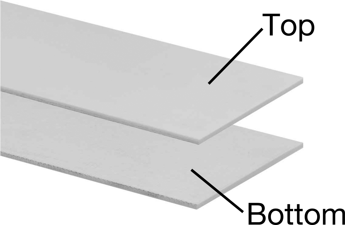 Sürgülü Yataklı Konveyörler için Kayışlar, Buna-N/Vinil Kauçuk, 0.112" Kalınlık — 0.112", Beyaz, Buna-N/Vinyl Rubber, Rubber