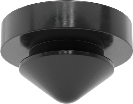 Hava Koşullarına Dayanıklı EPDM Sıkı Geçmeli Tamponlar, 1/4" İç Çap için, 5/16" Sırt Çapı, 7/16" Dış Çap
