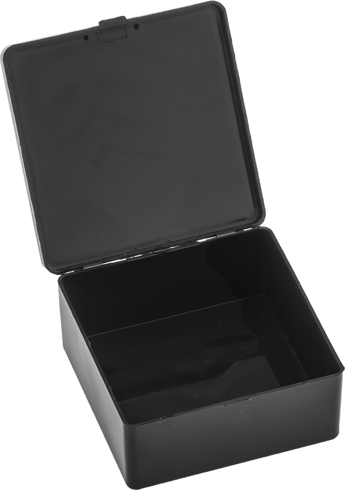 Statik Kontrol Kutusu, 1 Bölmeli, İletken, 3-1/8" x 3-1/8" x 1-1/4"
