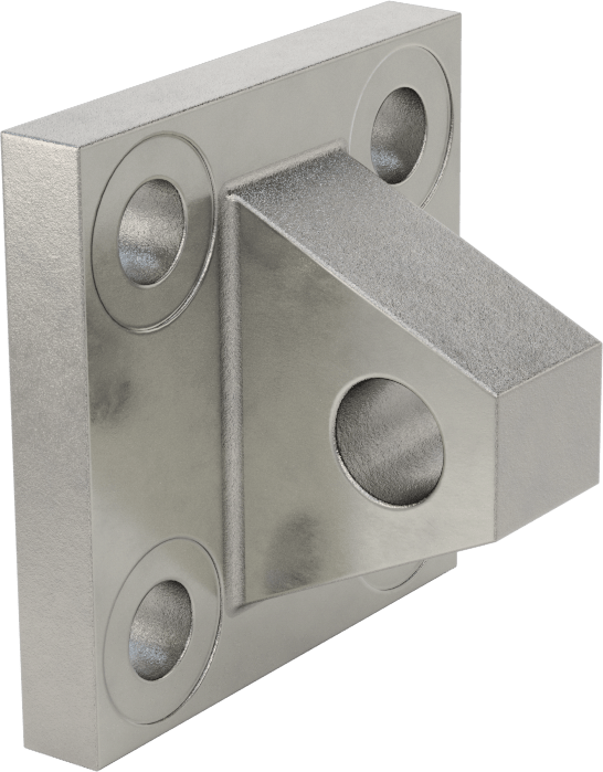 Hidrolik Silindirler için Paslanmaz Çelik Pivot Braketi, 1/2" Pim Çapı için
