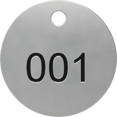 Sıralı Numaralı Etiketler, 304 Paslanmaz Çelik