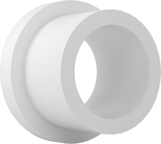 Gıda ve İçecek Sektörü için Kuru Çalışan Burçlu Yatak, Flanş, Rulon 641, 3/4" Mil ve 1" Muhafaza İç Çapı için, 3/4" Uzunluk