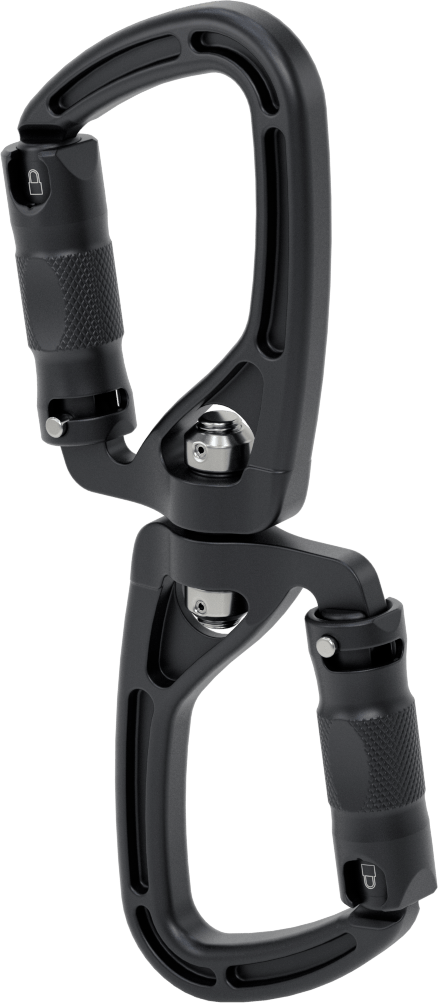 Dönerli Twist-Locking-Latch Karabinalar — Kaldırma Amaçlı Değildir, Rulmanlar Olmadan