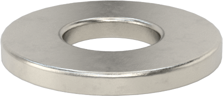 18-8 Paslanmaz Çelik Pul, 3 Numaralı Vida için, Genel Amaçlı, 0.109" İç Çap, 0.250" Dış Çap — 0.109", 18-8 Stainless Steel, Stainless Ste…
