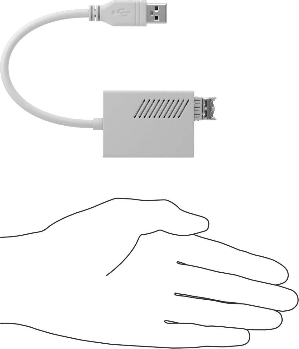 USB Adaptör Kablosu, A Fiş x LC Soket, Tek Mod, 6 inç Uzunluk