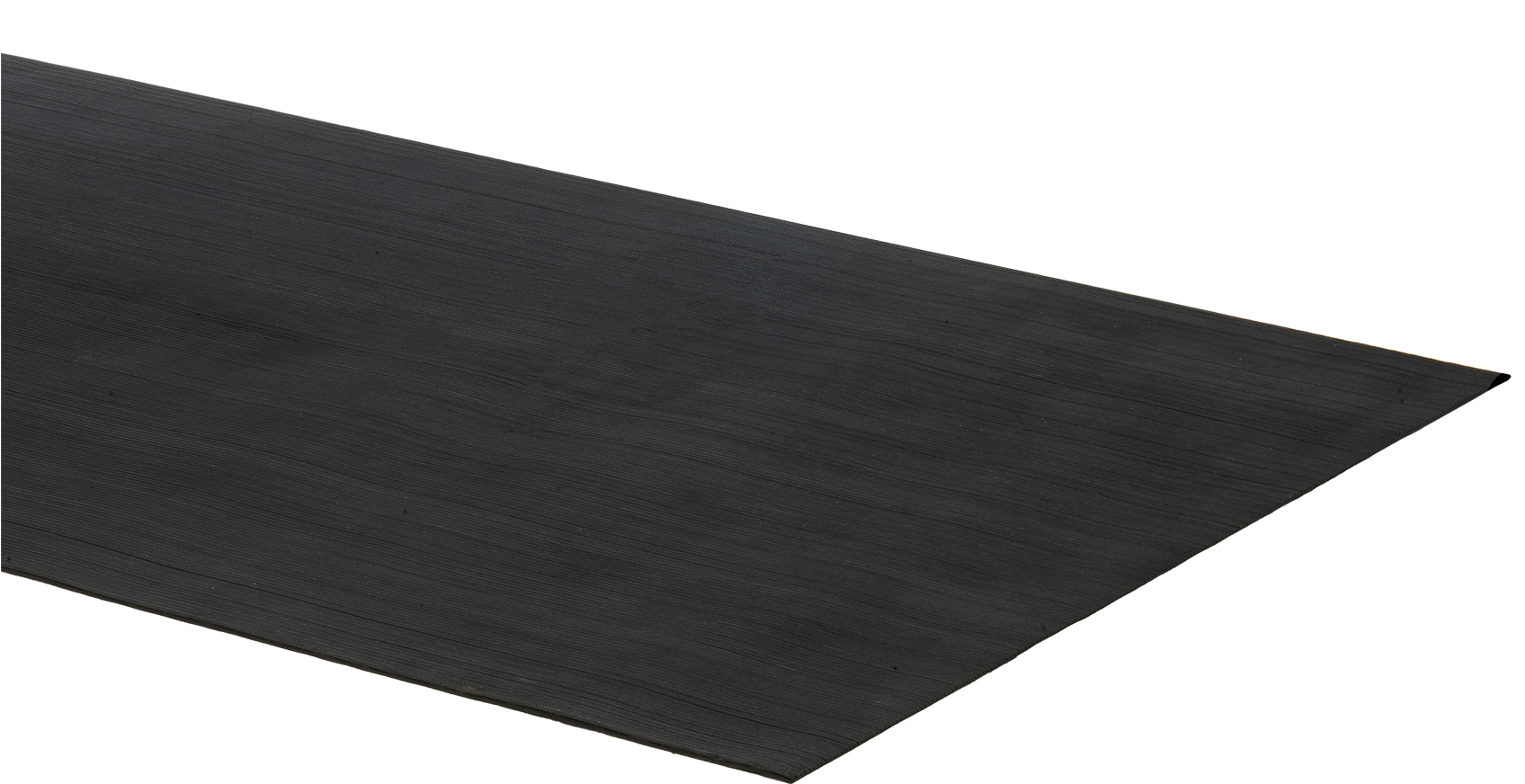 Çekiş Zemin Paspası, Yivli SBR Kauçuk, 24" Genişlik x 1/8" Kalınlık