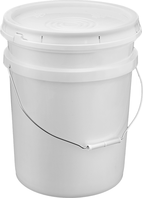 Polietilen Plastik Kova, Çıtçıtlı kapaklı, Yuvarlak