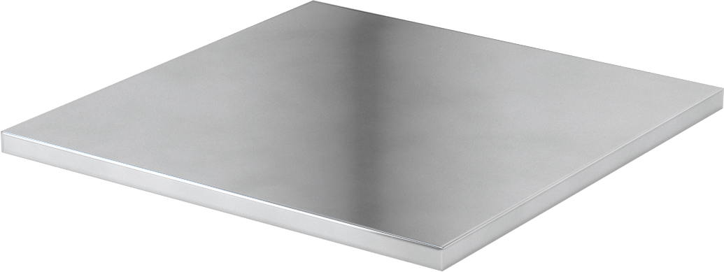 Alet ve Jig Plakaları için İşlenmesi Kolay Döküm Alüminyum, 6" Genişlik x 6" Uzunluk x 1/4" Kalınlık Levha